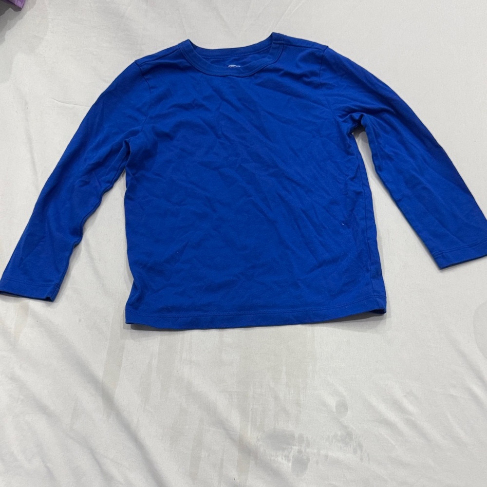 Wonder Nation Vibrant Blue Long Sleeve Tee